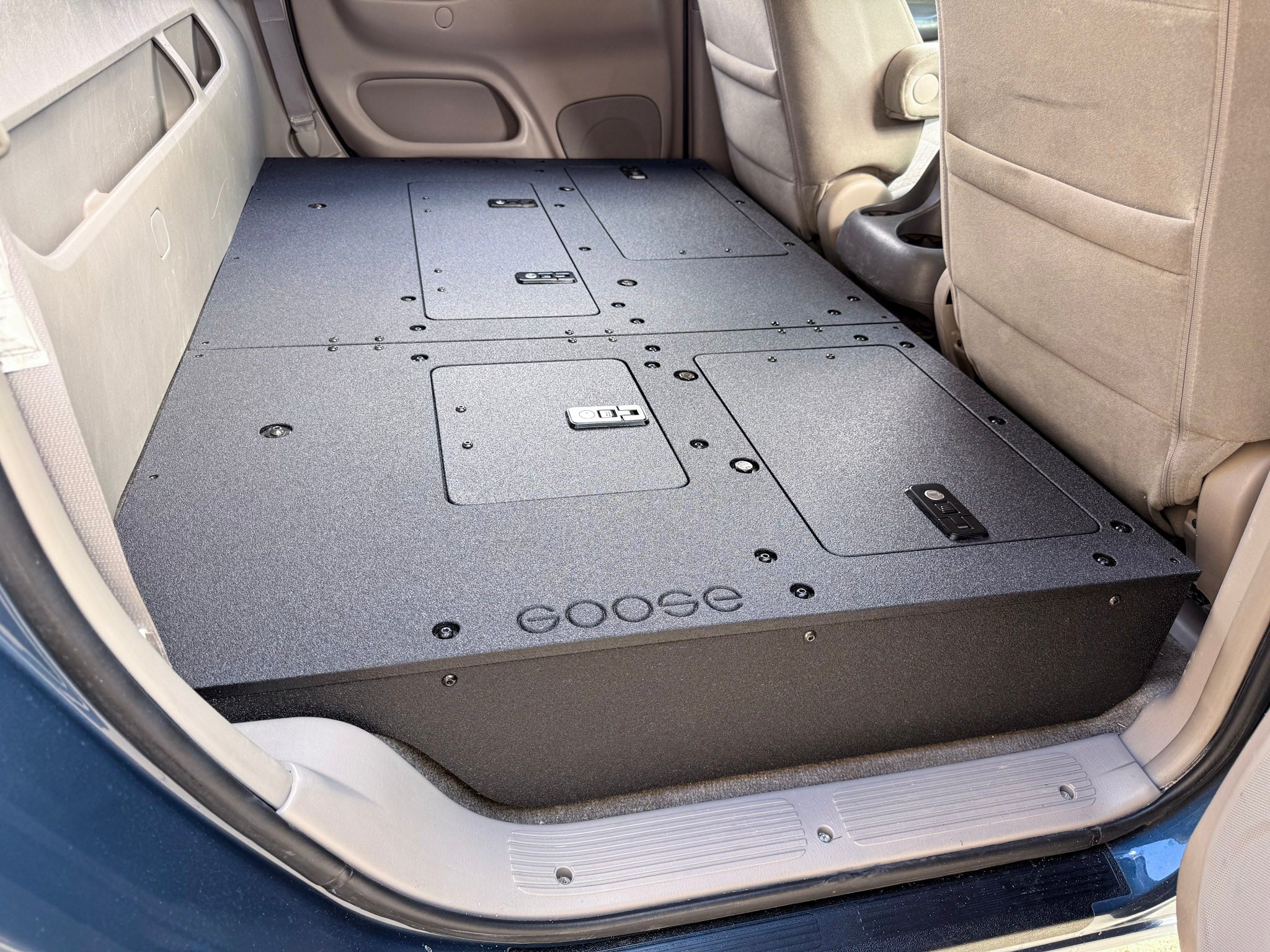 Toyota Tundra - 2000 - 2006 1st Gen - Double Cab - Second Row Seat Delete Plate System - Spirit of 1876Goose Gear
