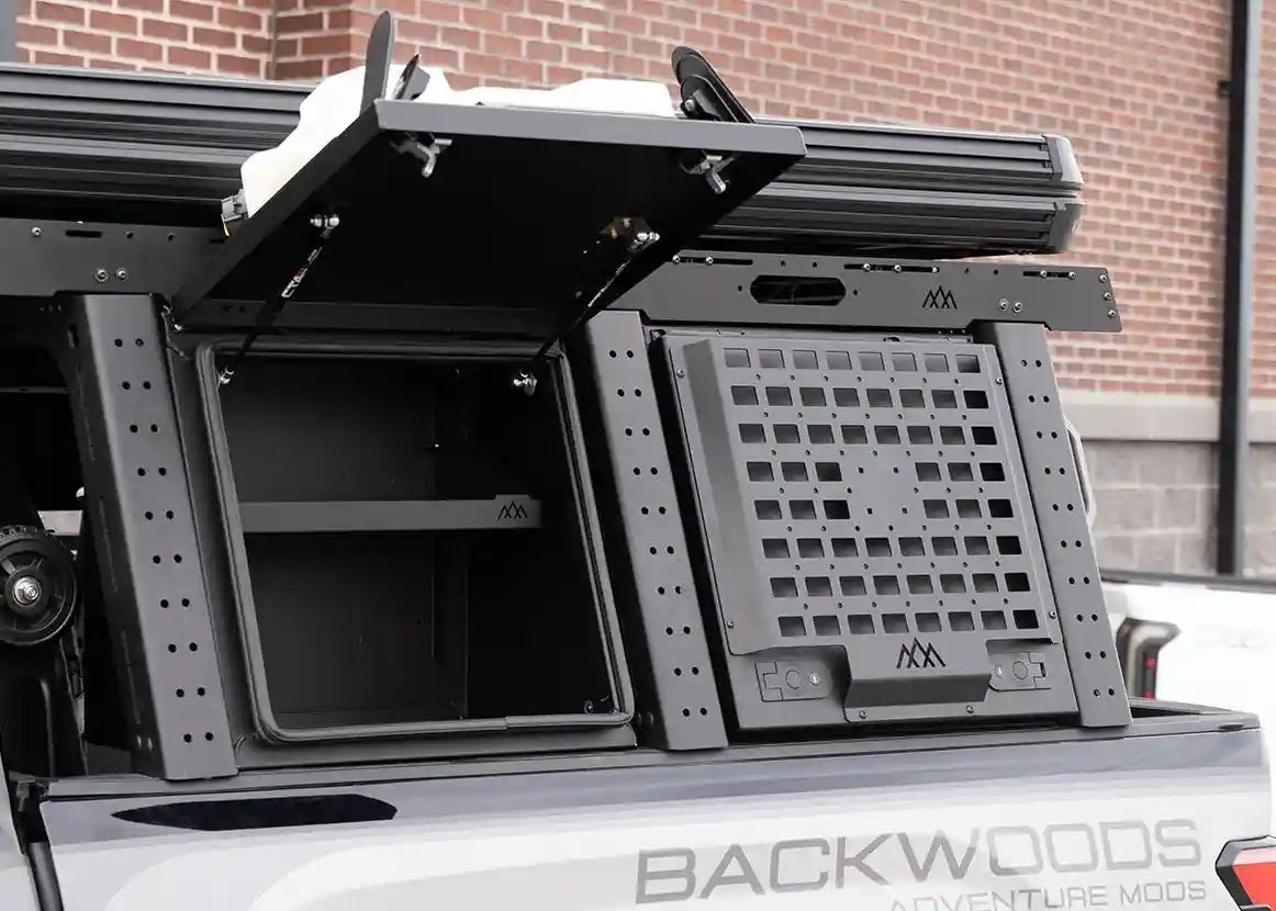 Overland Bed Rack Storage Box - Toyota Tundra - Spirit of 1876 - Backwoods Adventure Mods