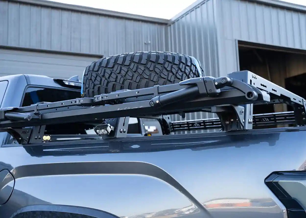 Toyota Tundra Bed Rack - Mid Height - Spirit of 1876Backwoods Adventure Mods