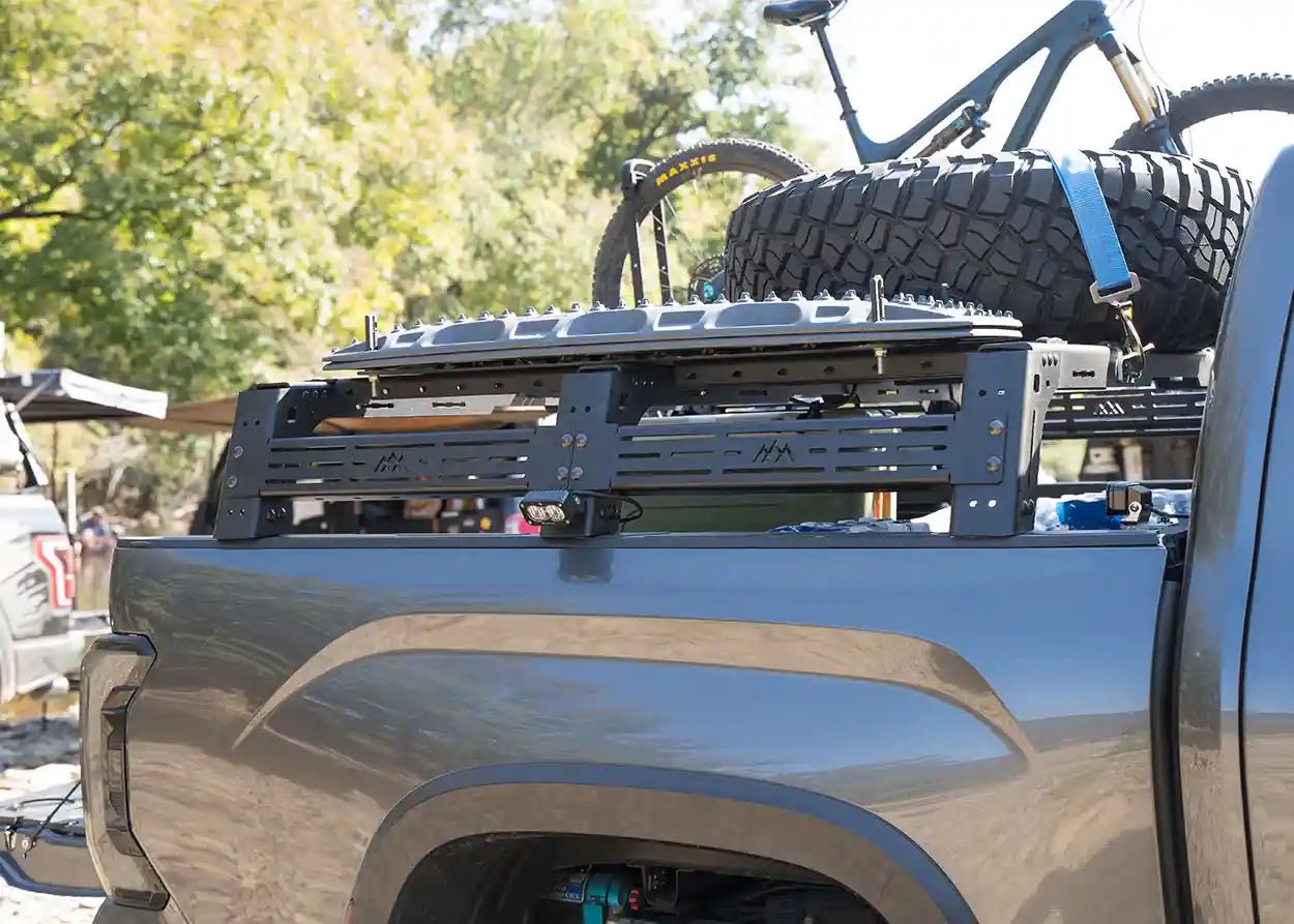 Toyota Tundra Bed Rack - Mid Height - Spirit of 1876Backwoods Adventure Mods