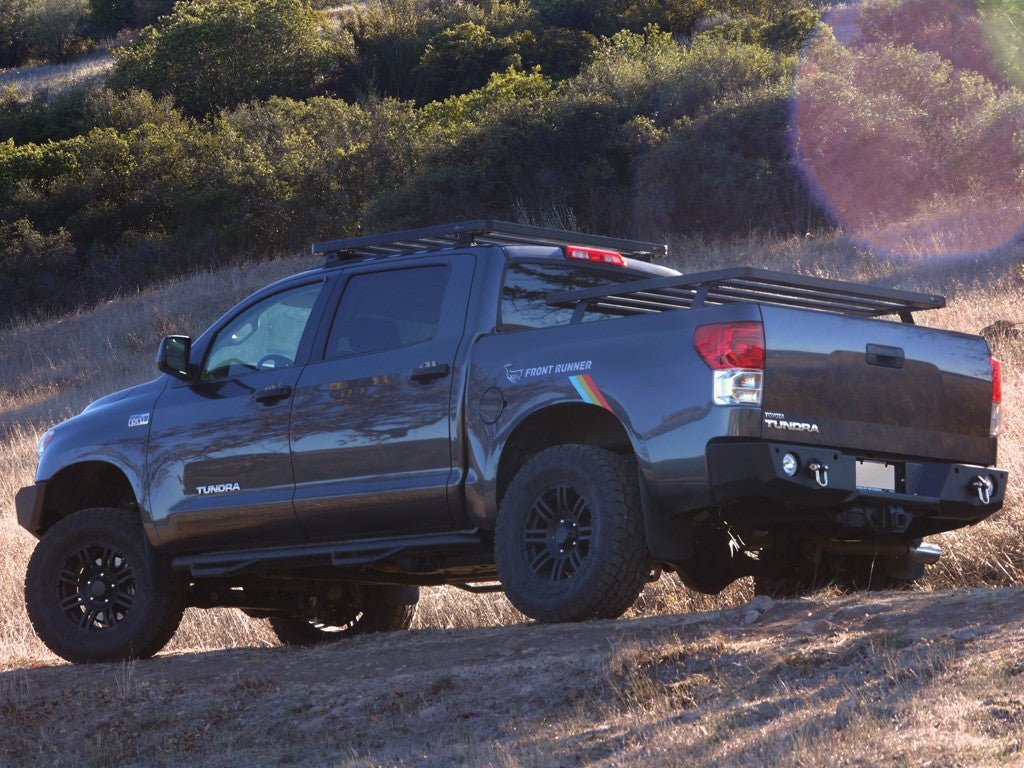 Toyota Tundra DC 4-Door Pickup Truck (2007-Current) Slimline II Load Bed Rack Kit - Spirit of 1876