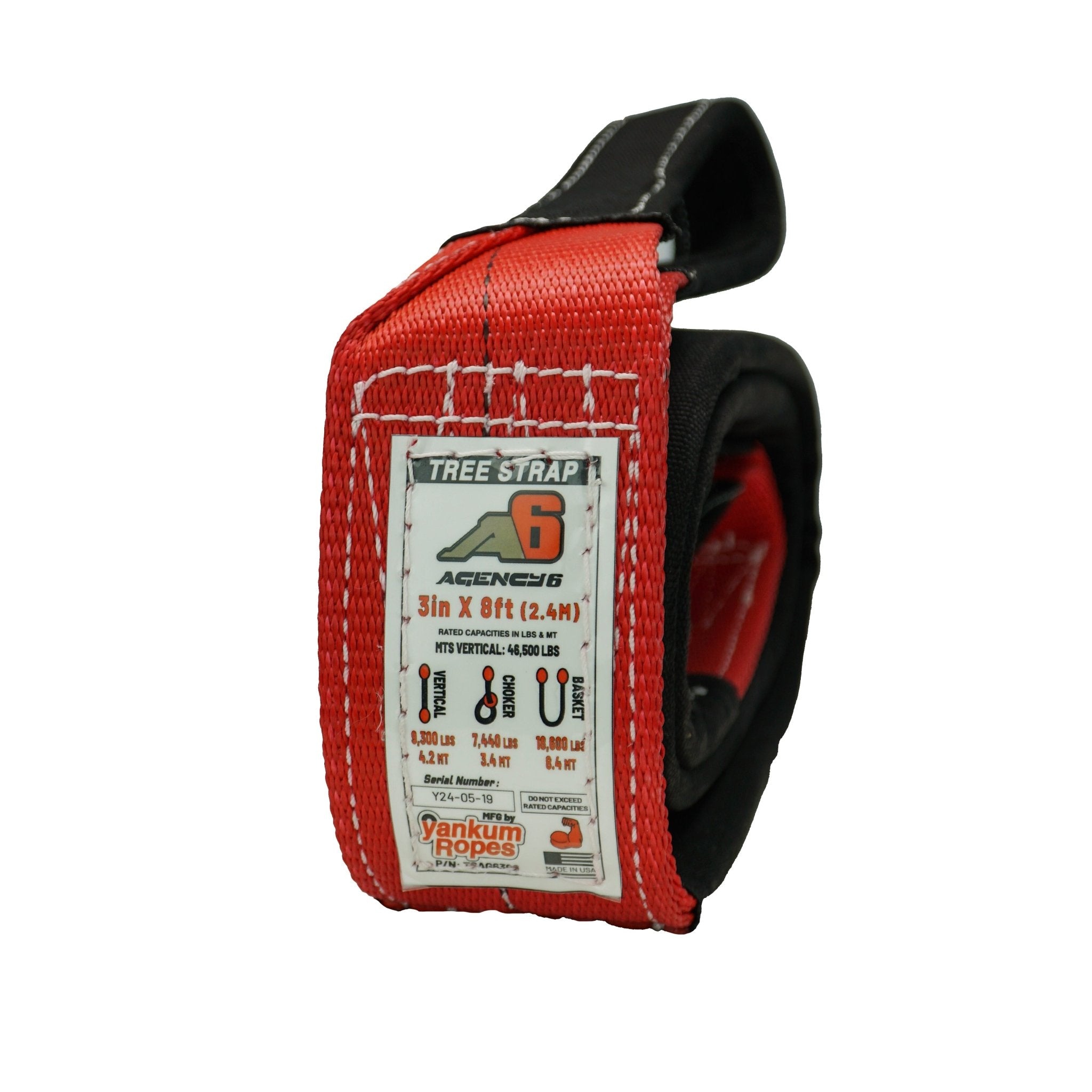 Tree strap - 3"x8' - 46,500 MTS - Spirit of 1876Agency6.com