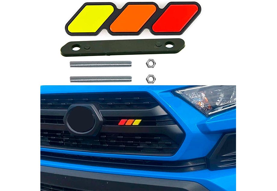 4Runner, Tacoma, Tundra, Tri - Color Badge Emblem Decoration - Spirit of 1876Dealers of Cali Raised LED
