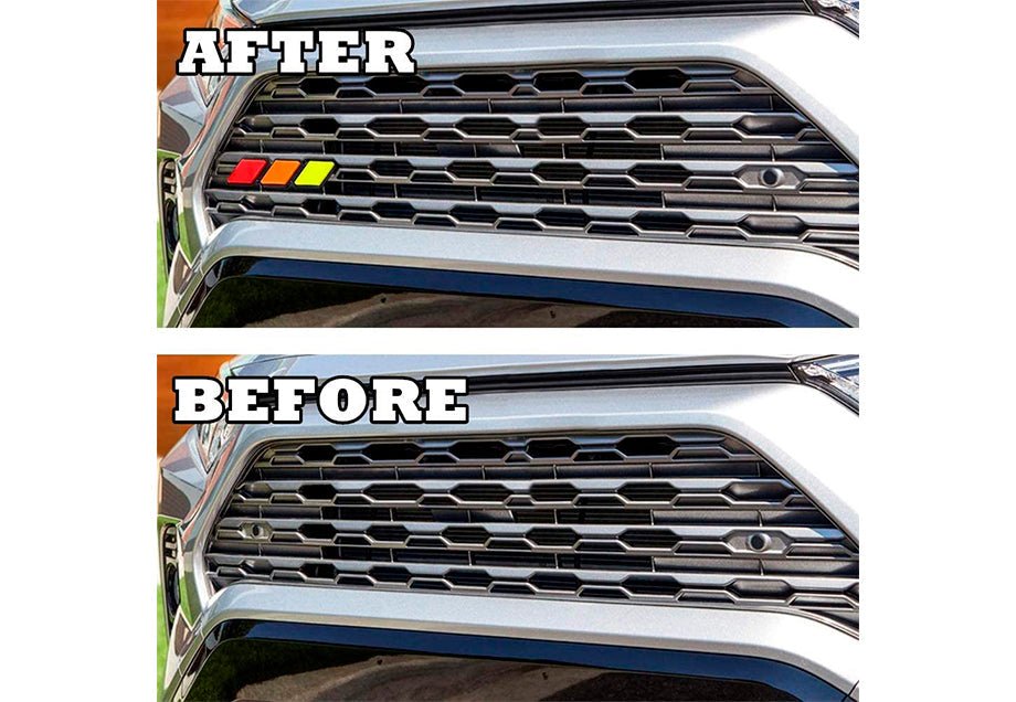 4Runner, Tacoma, Tundra, Tri - Color Badge Emblem Decoration - Spirit of 1876Dealers of Cali Raised LED