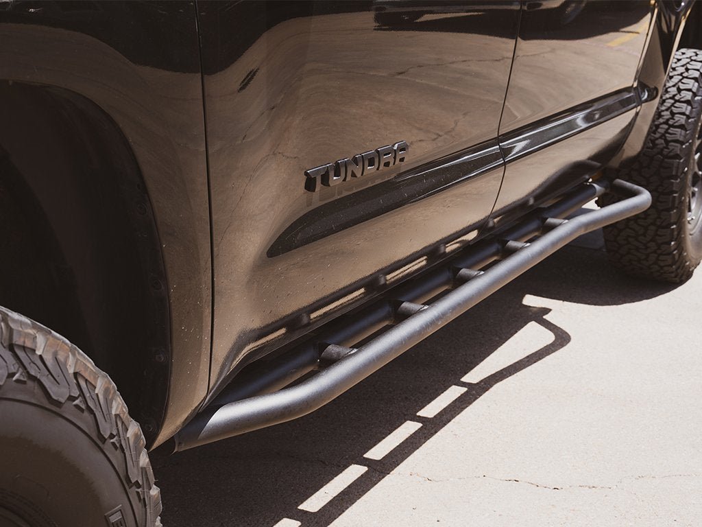 Trail Edition Rock Sliders For 2014 - 2021 Toyota Tundra - Spirit of 1876Dealers of Cali Raised LED