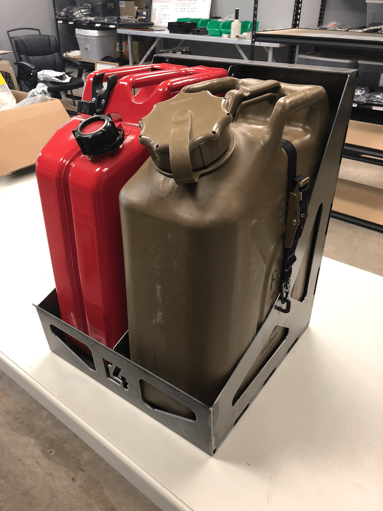 C4 Fabrication Dual Jerry Can Carrier - Spirit of 1876