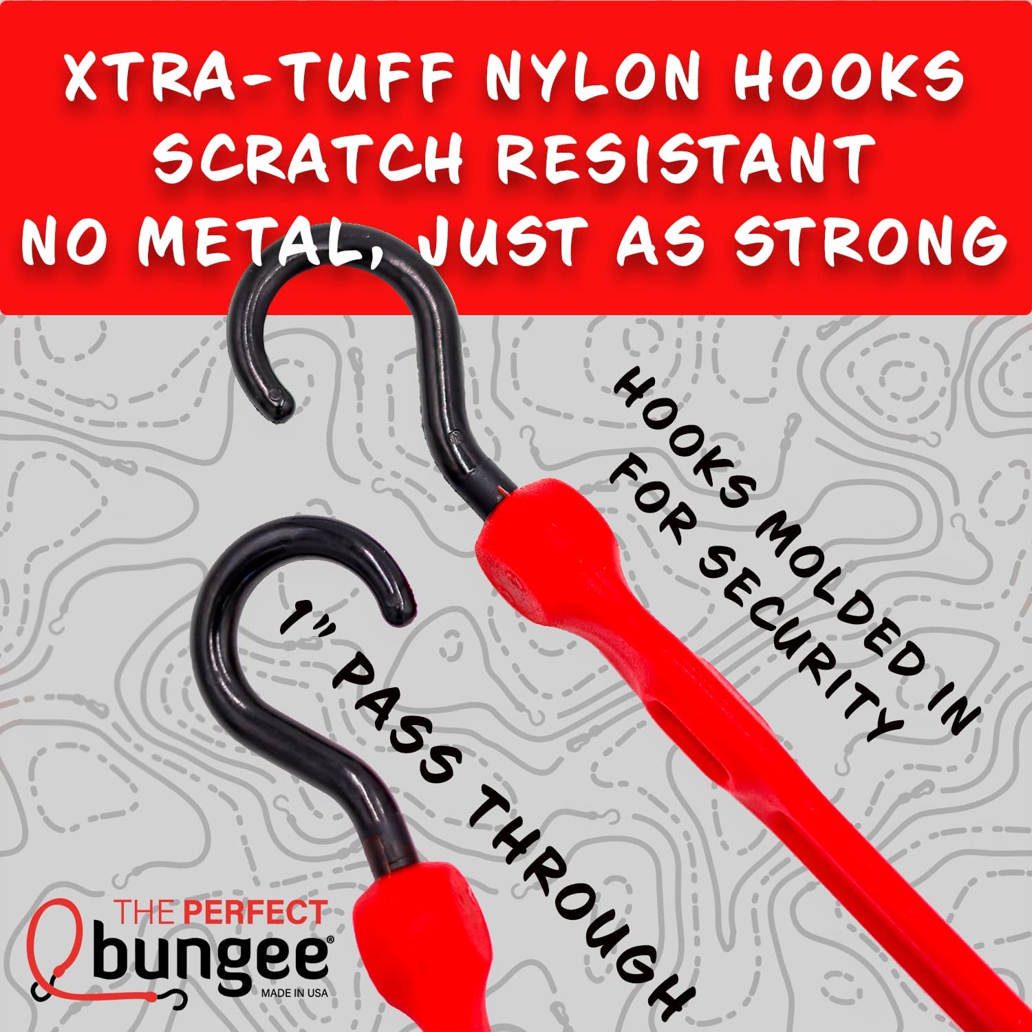 Perfect Bungee Adjust-A-Strap 4-Pack