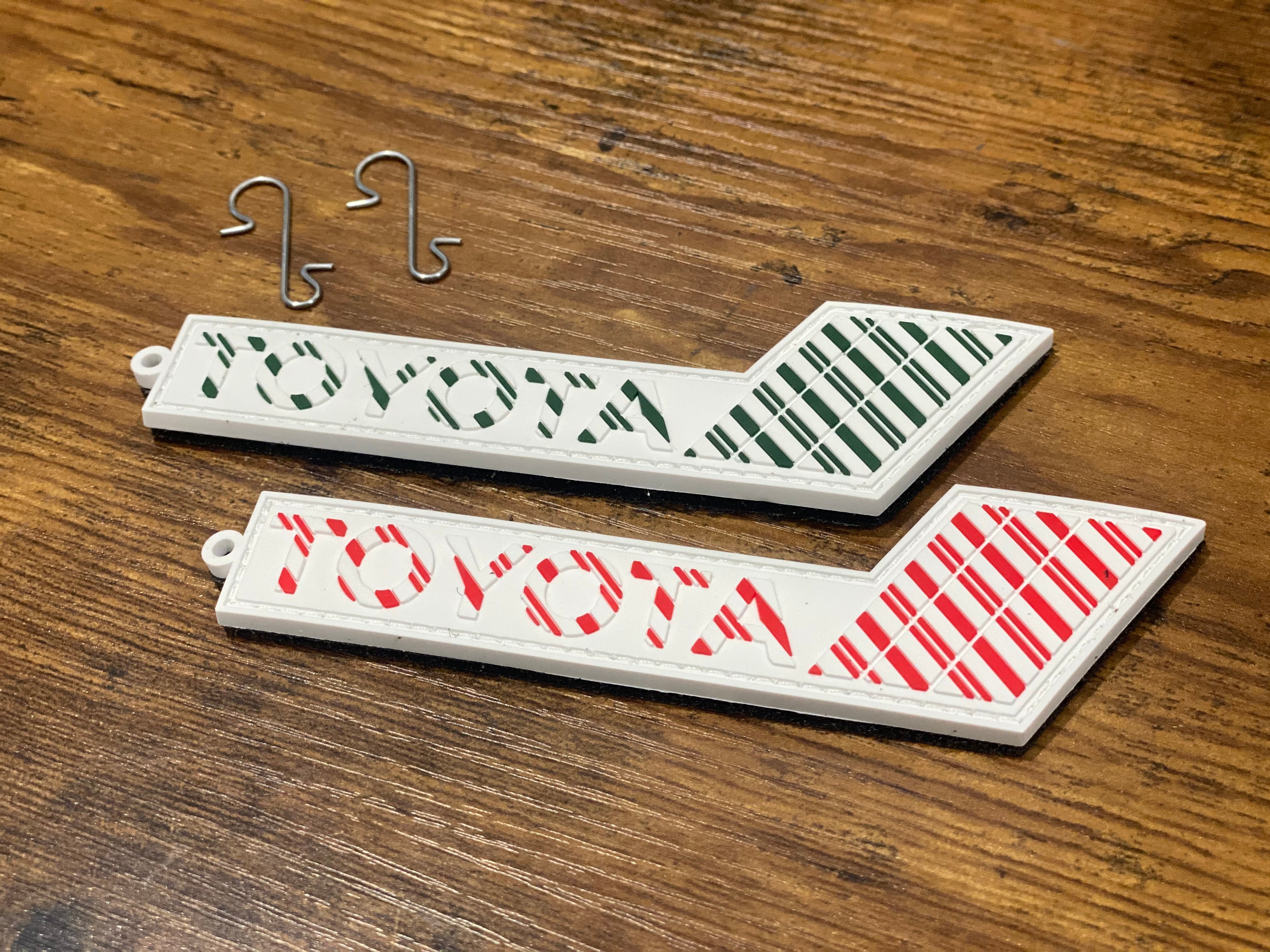 Toyota Patch Christmas Oranments