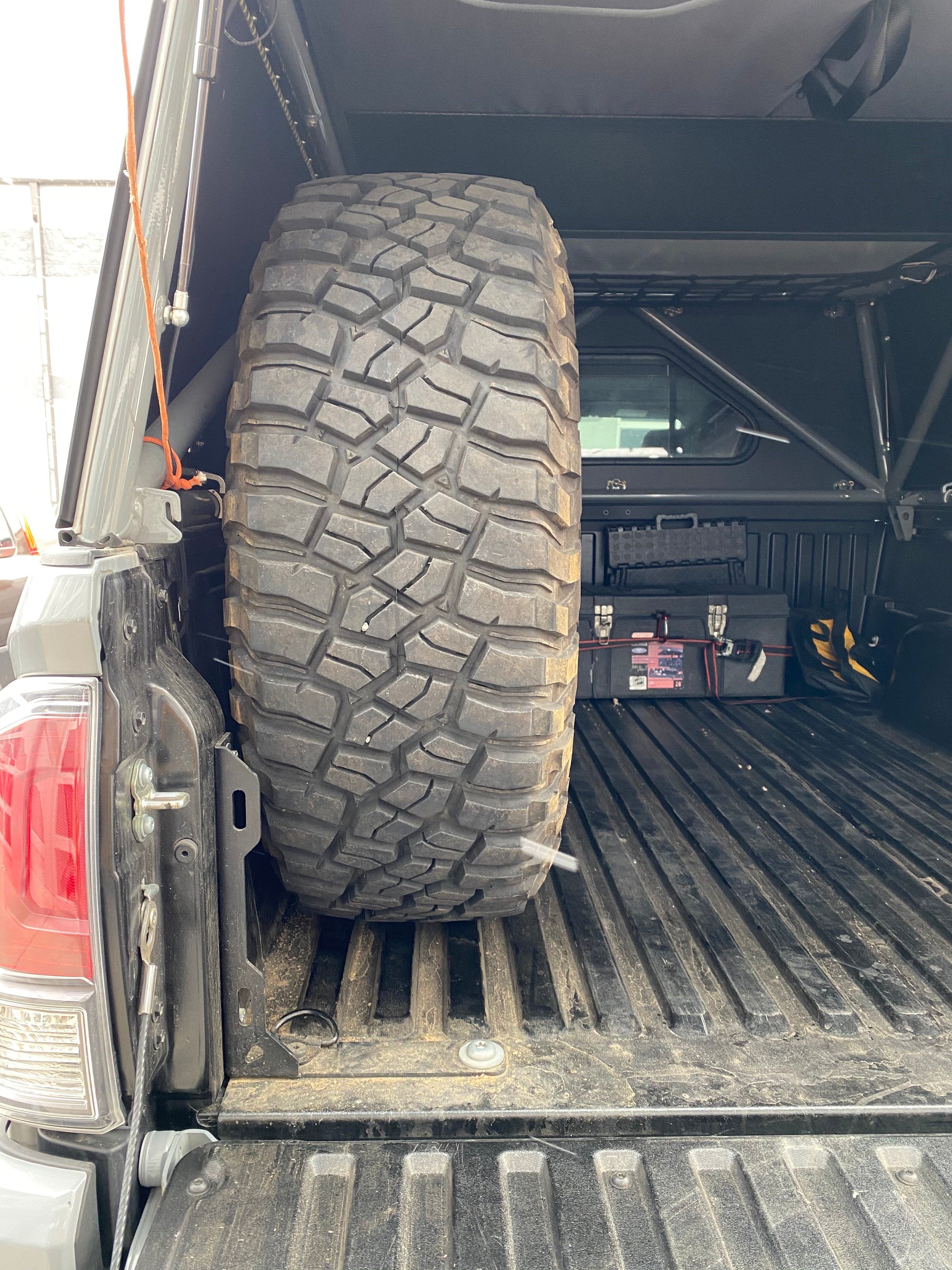 Shoe Rack V2 - Tacoma / Tundra Truck Bed Spare Mount