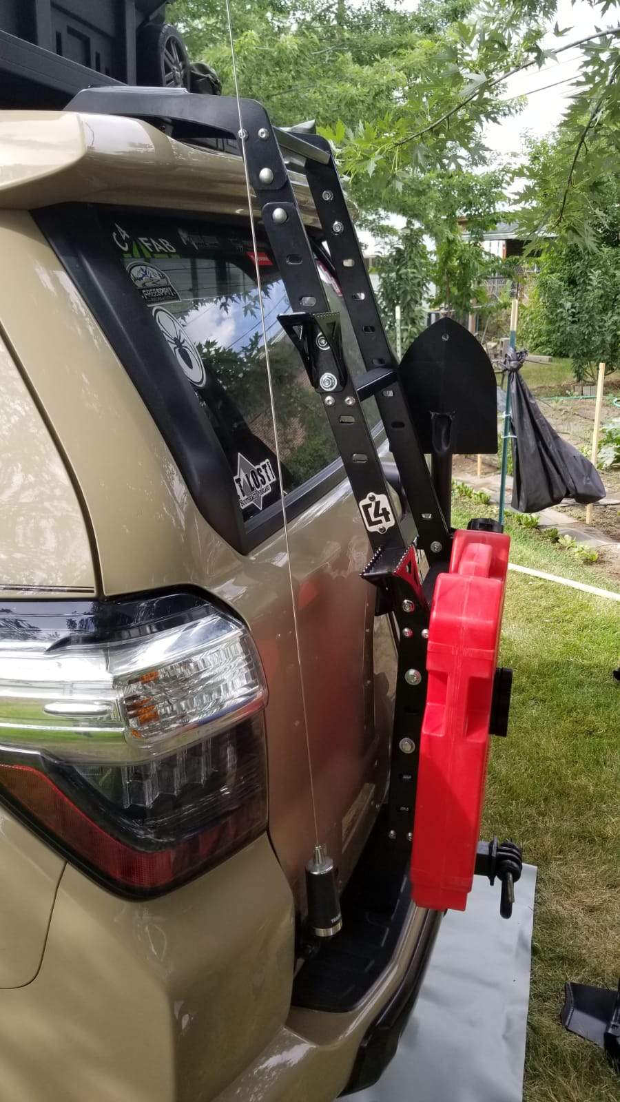 C4 Fabrication Summit Hatch Ladder Rotopax Mount Bracket / 5th Gen / 2010+ - Spirit of 1876