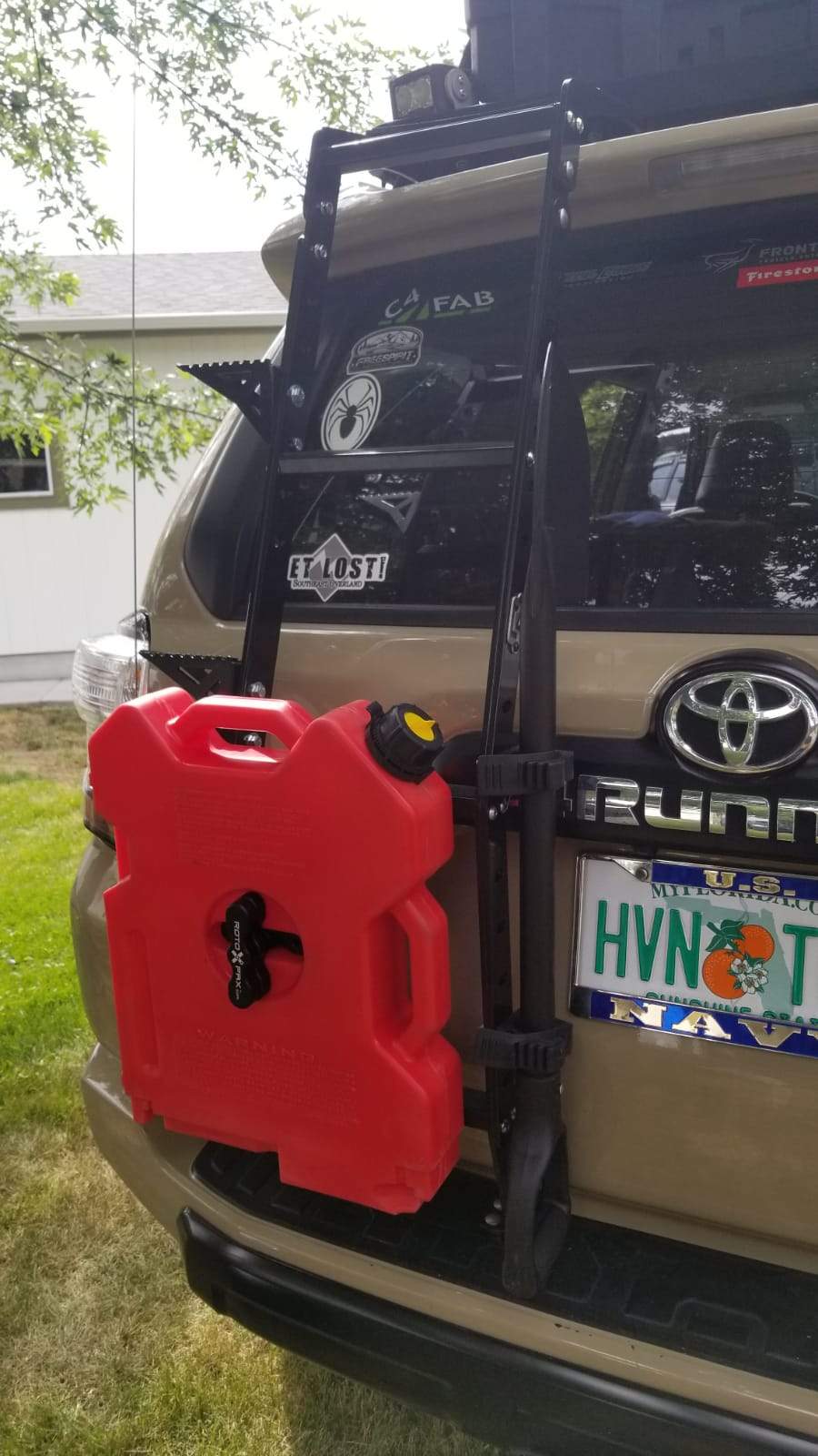 C4 Fabrication Summit Hatch Ladder Rotopax Mount Bracket / 5th Gen / 2010+ - Spirit of 1876
