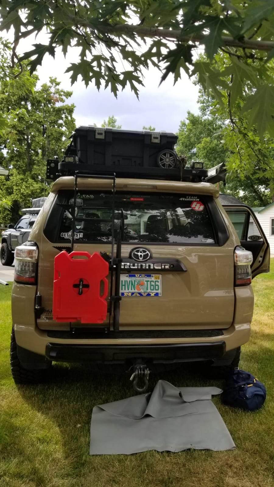 C4 Fabrication Summit Hatch Ladder Rotopax Mount Bracket / 5th Gen / 2010+ - Spirit of 1876