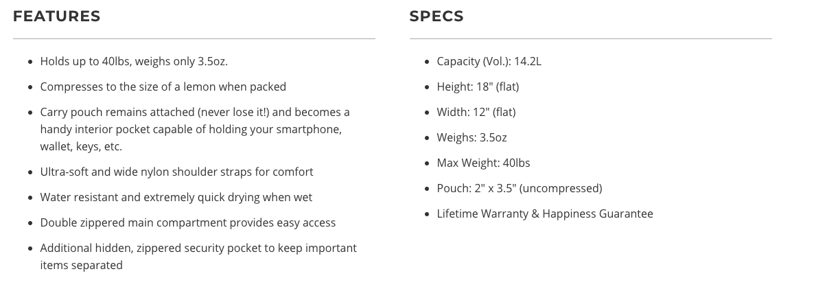 Trek Light Gear Daypack - Spirit of 1876