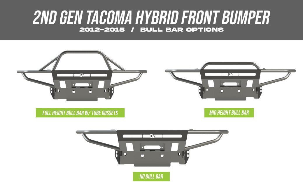 C4 Fabrication Tacoma Hybrid Front Bumper / 2nd Gen / 2012-2015 - Spirit of 1876
