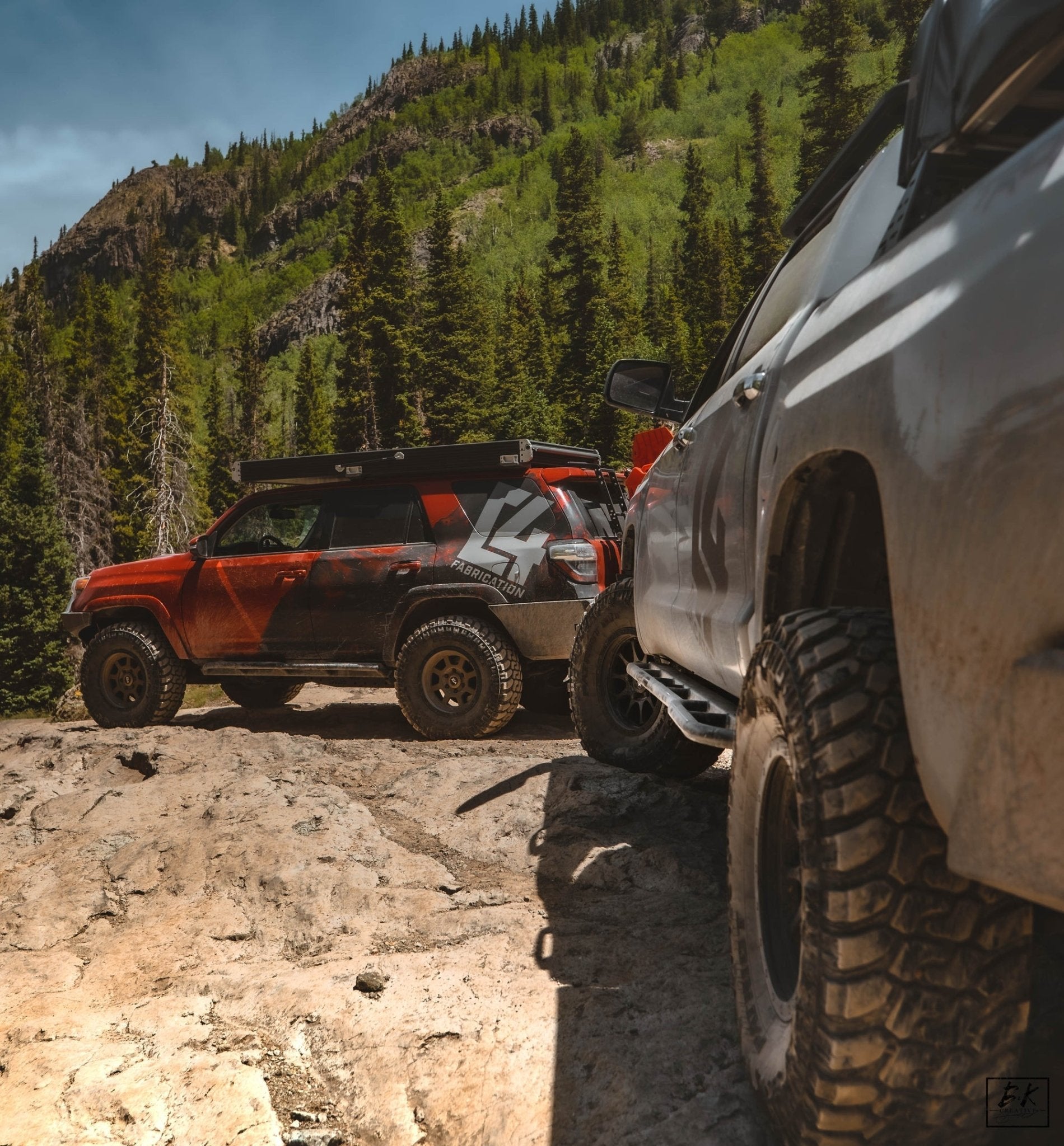 C4 Fabrication Tundra Rock Sliders - Spirit of 1876