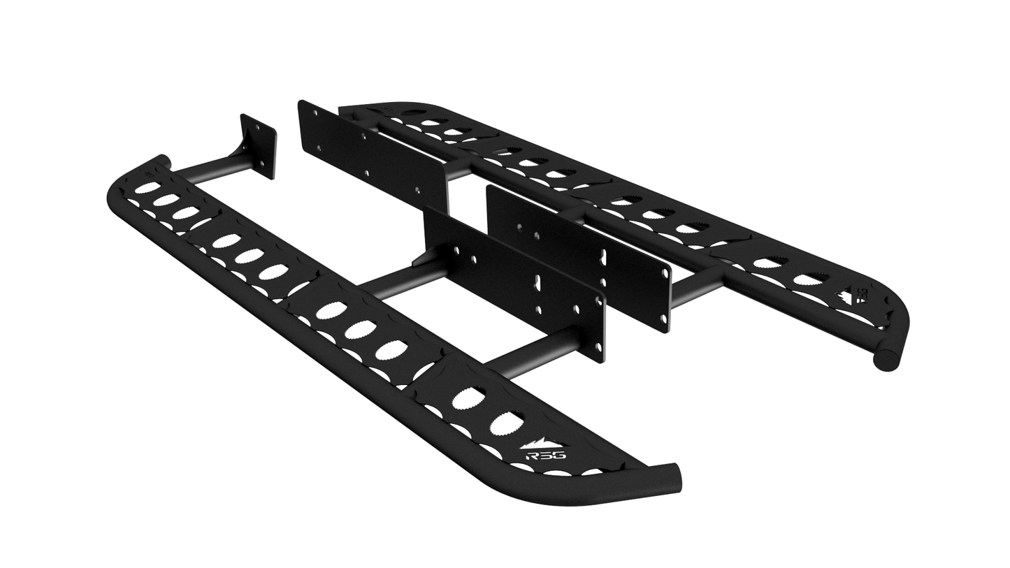 2010+ Toyota 4Runner Flat Sliders With Grip Top Plate **No Kick Out**