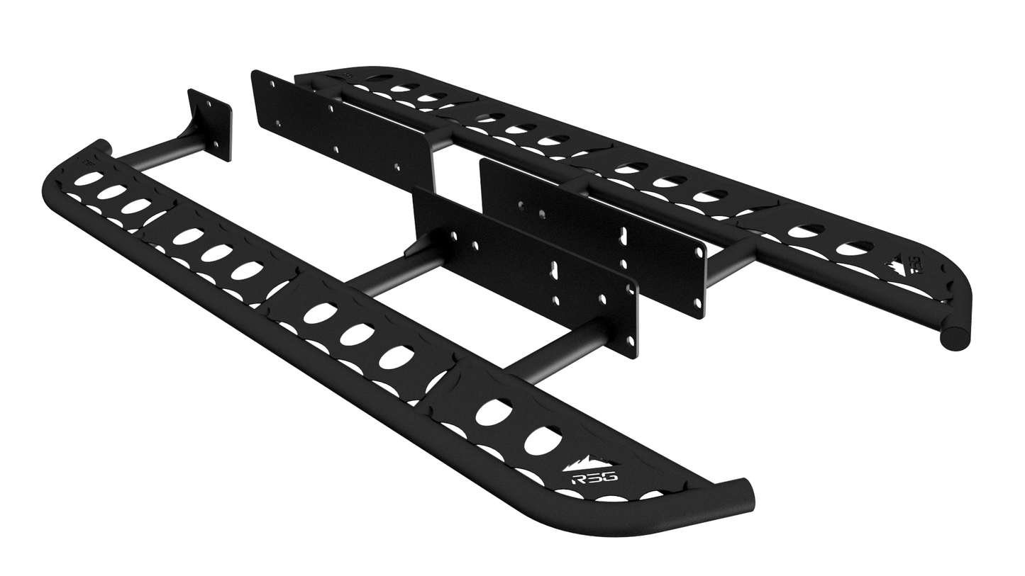 2010+ Toyota 4Runner Flat Sliders With Logo Top Plate **No Kick Out**