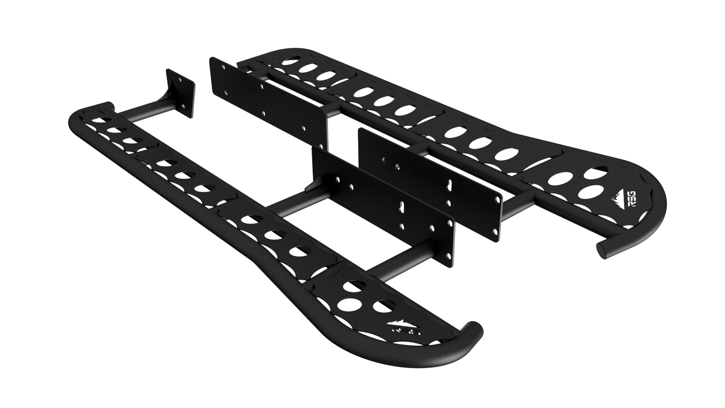 2010+ Toyota 4Runner Angled Sliders With Top Plate