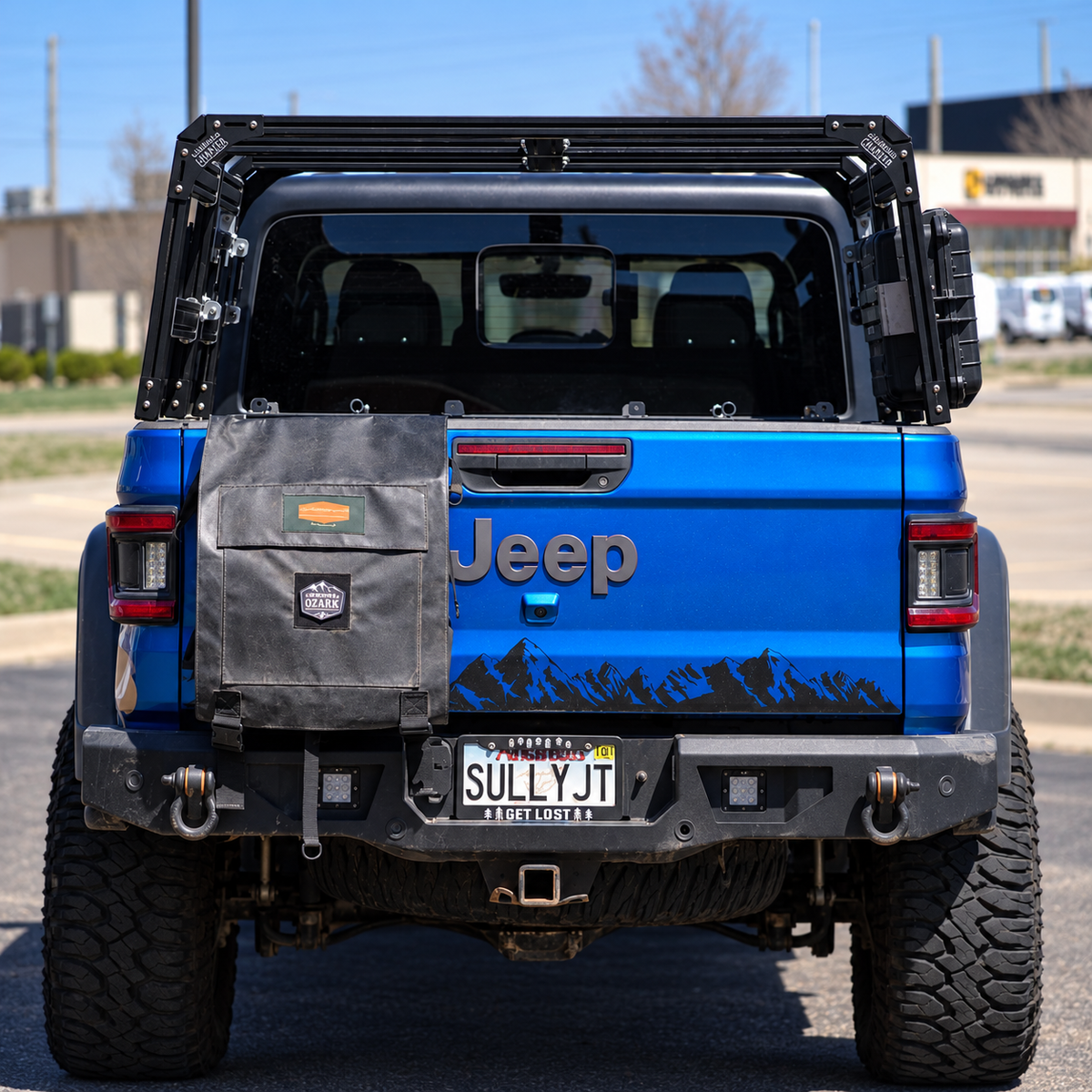 XTR Recessed Side Brace Brackets | Slim Rack Profile