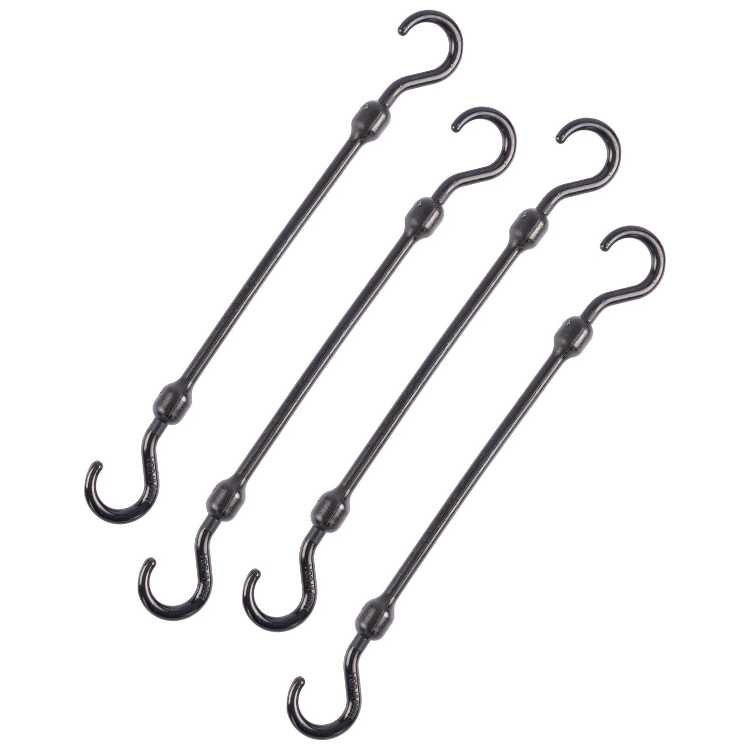 12" Heavy Duty Poly Bungee Cord 4 Pack