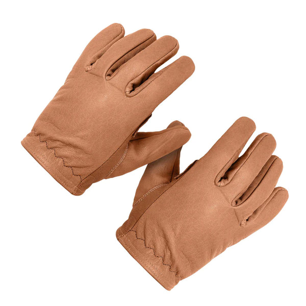 Maroon Bell Outdoor DIPPED LEATHER DEER GLOVE: SIGNATURE RANCHING: BROWN/BLACK