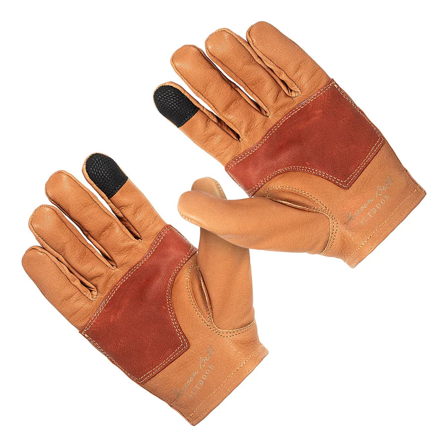 Maroon Bell Outdoor BUFFALO LEATHER RANCHING GLOVES