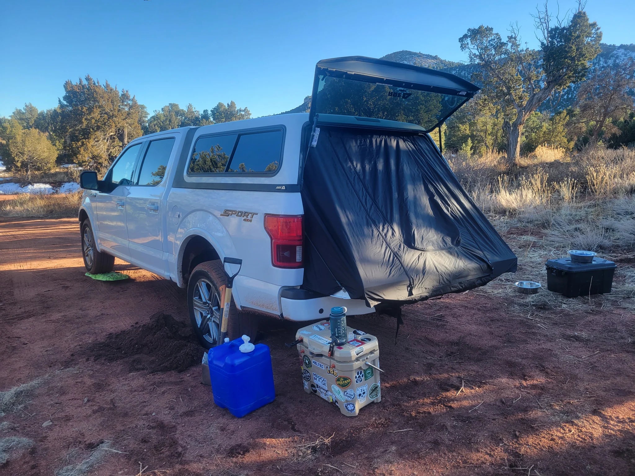 Toyota tacoma sales camper shell tent