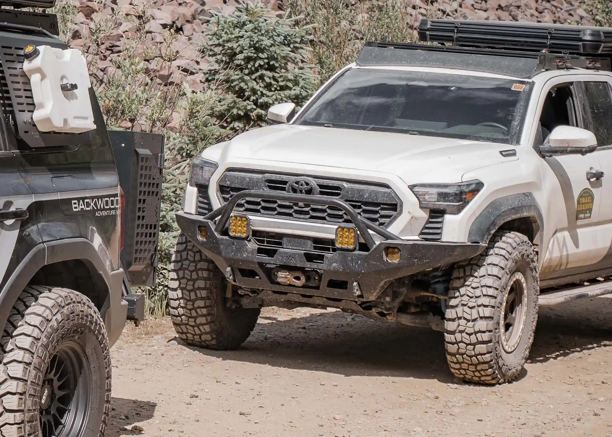 Hi - Lite Overland Toyota Tacoma Front Bumper 4th Gen (2024 - 2026) [Prerunner Bull Bar] - Spirit of 1876Backwoods Adventure Mods