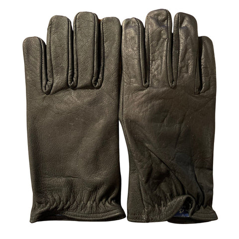 Maroon Bell Outdoor THE LEATHER GLOVE - MATTE BLACK