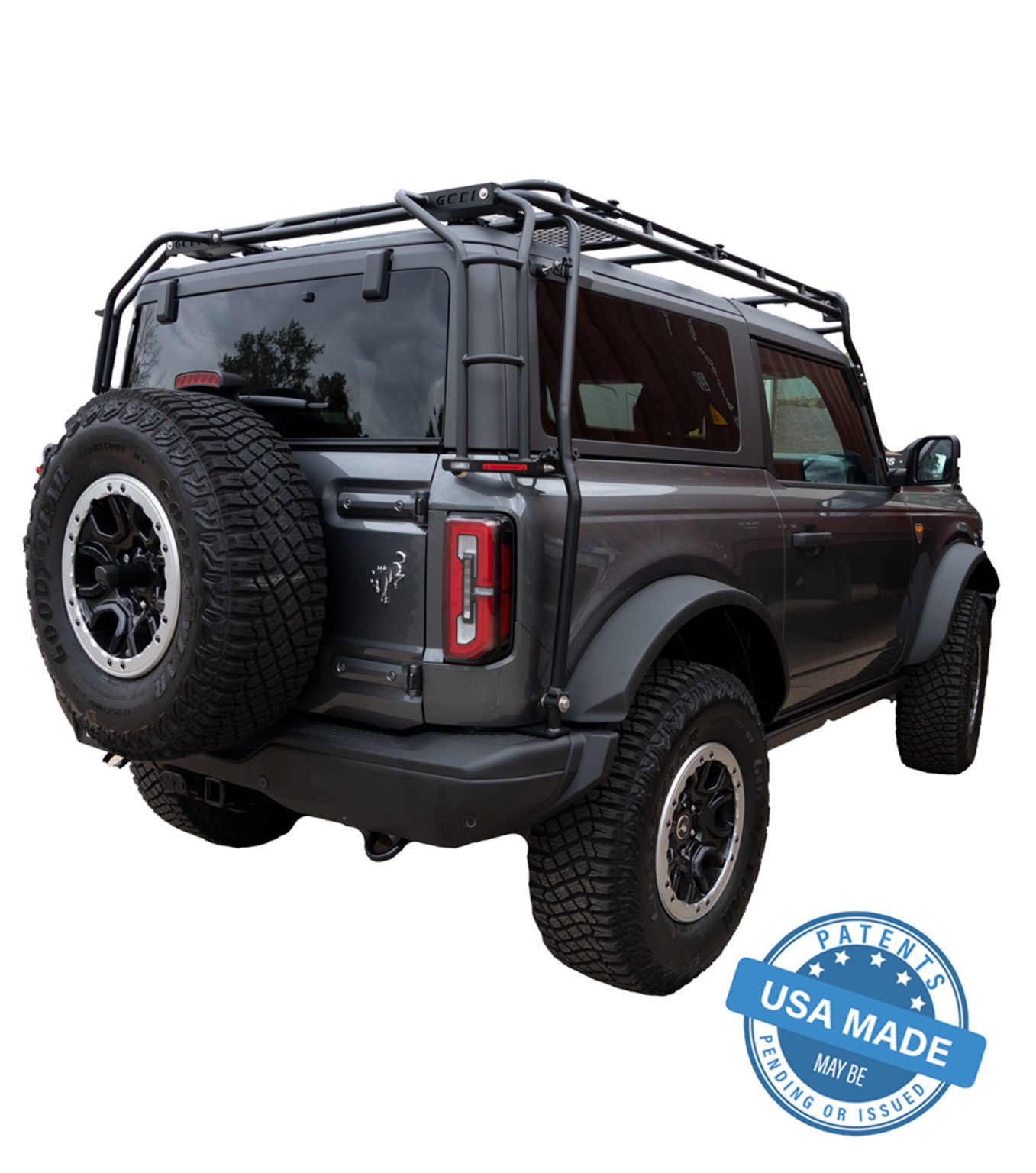Gobi Ford Bronco 2DR Low - Profile Stealth Roof Rack - Spirit of 1876Gobi
