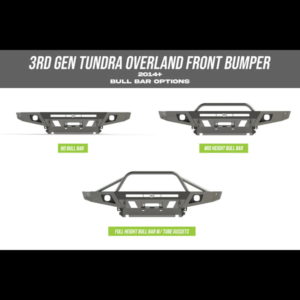 C4 TUNDRA OVERLAND SERIES FRONT BUMPER / 2ND GEN / 2014-2021