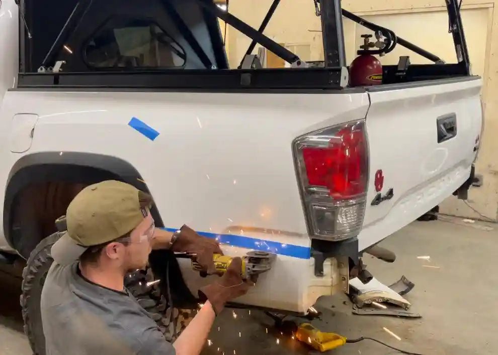 Hi - Lite Overland Toyota Tacoma Rear Bumper 3rd Gen (2016 - 2023) - Spirit of 1876 - Backwoods Adventure Mods