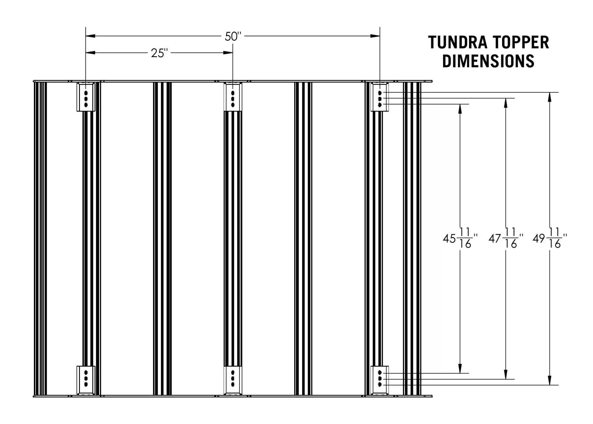Toyota Tundra Bed Rack - DRIFTR Topper (Add - on) - Spirit of 1876 - Backwoods Adventure Mods
