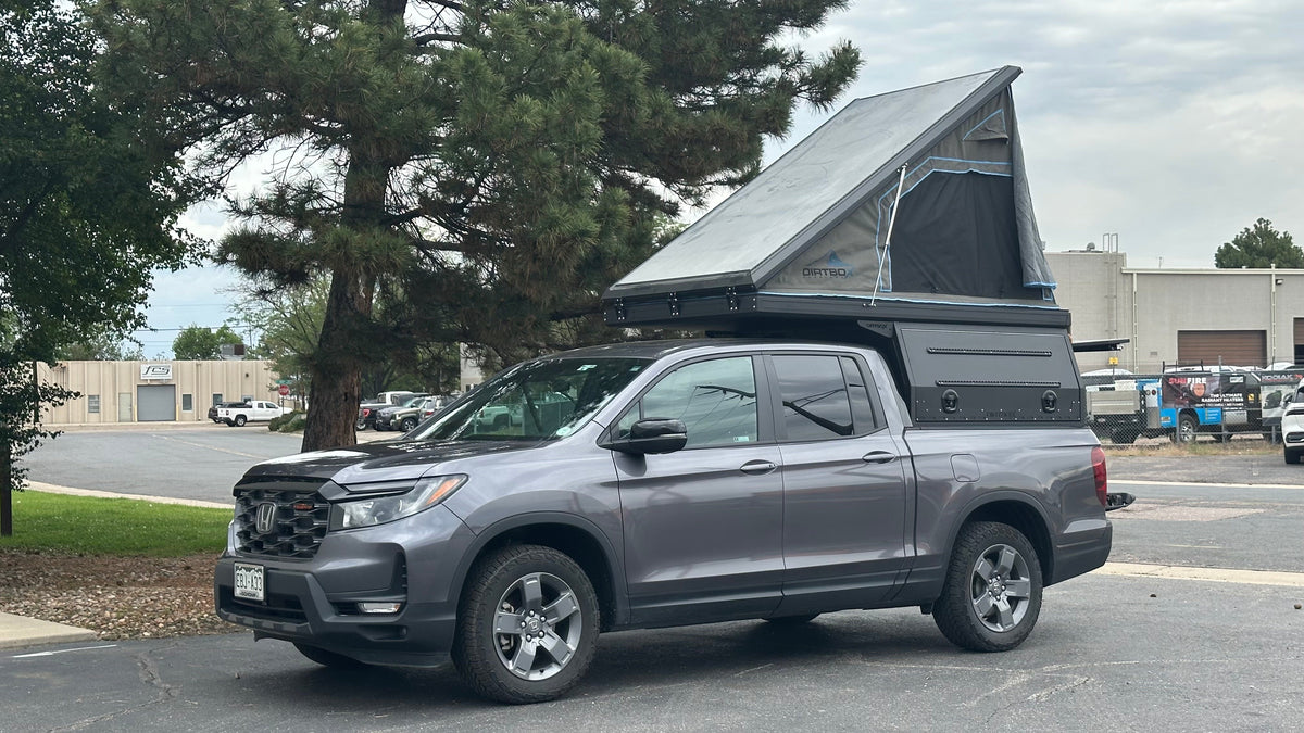 Dirtbox Canopy Camper – Modular Truck Camper Shell / Topper for Mid-Size & Full-Size Trucks (Tacoma, Rivian, Tundra, F-150, Quatermaster, Gladiator, Ram, Silverado)