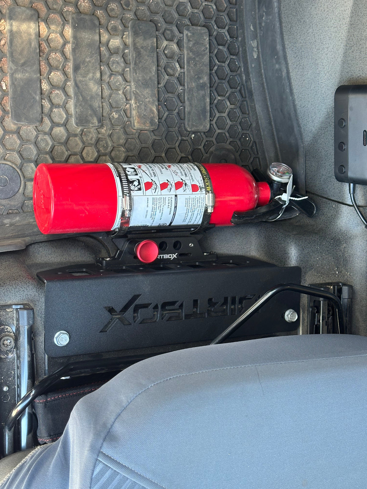 INEOS Grenadier & Quartermaster Under-Seat Quick-Release Fire Extinguisher Mount