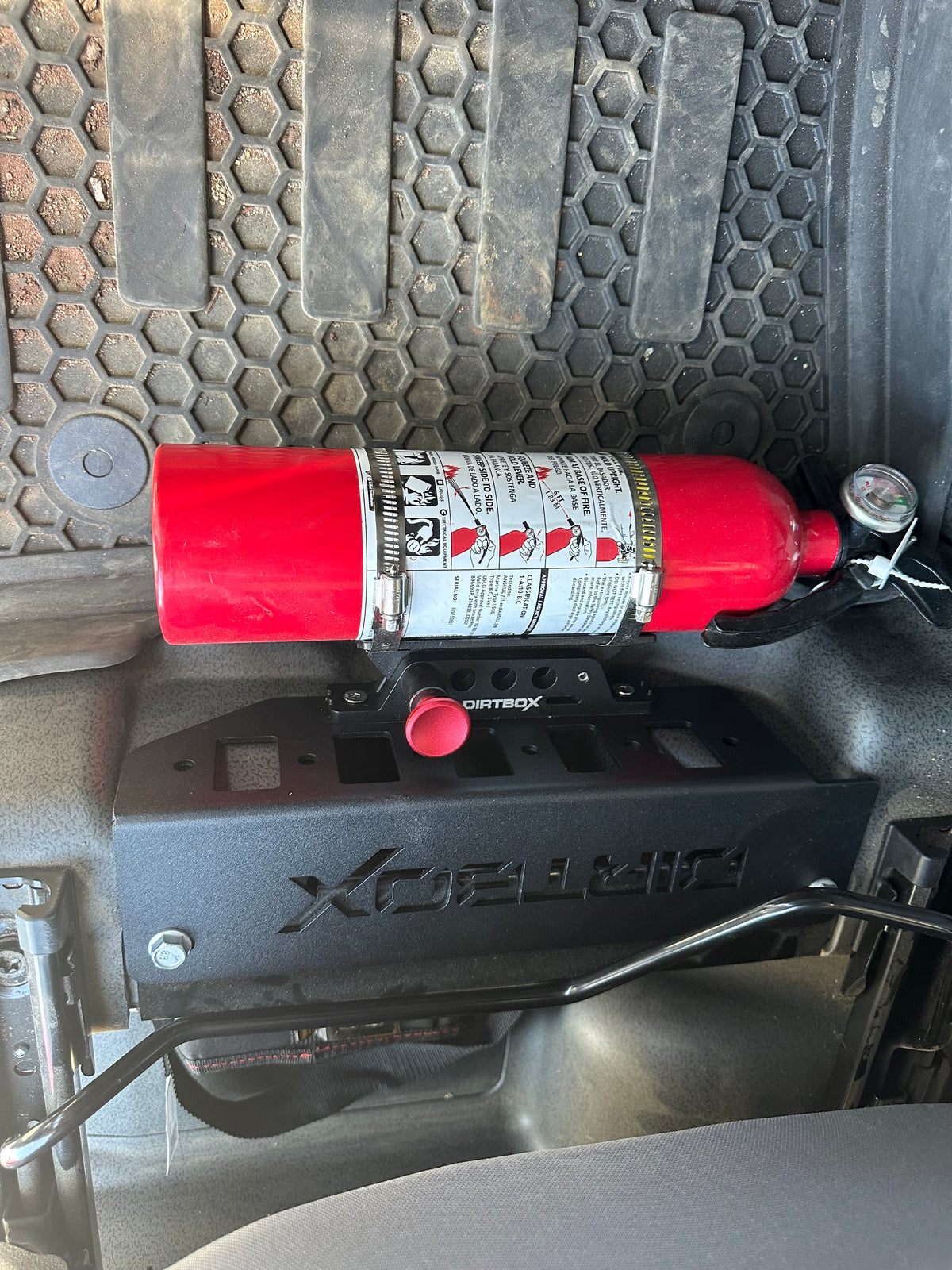 INEOS Grenadier & Quartermaster Under-Seat Quick-Release Fire Extinguisher Mount