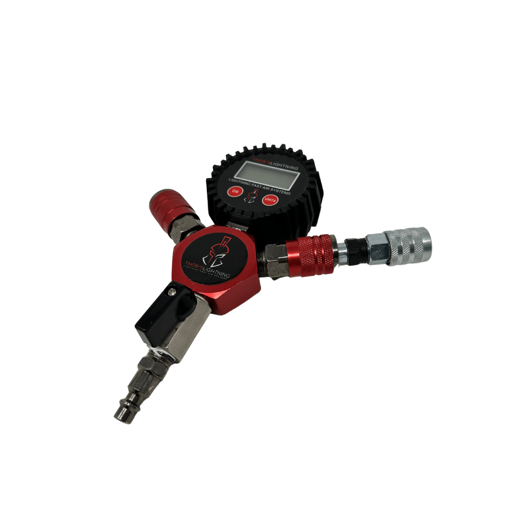 Thor's Lightning Hammer Manifold Tire - Pressure Gauge Accessory - Spirit of 1876Thor's Lightning Air Systems
