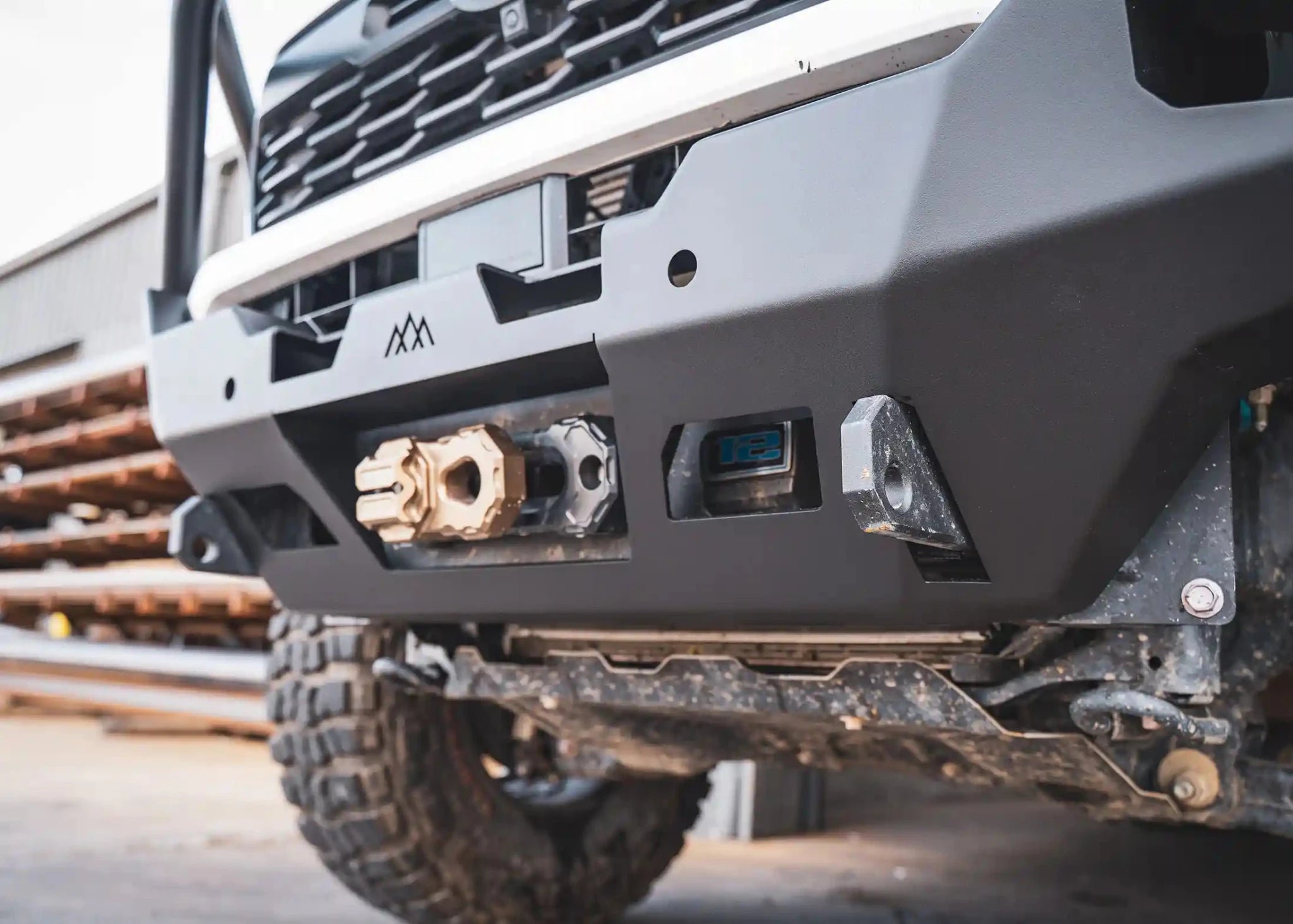 Hi - Lite Overland Toyota Tacoma Front Bumper 4th Gen (2024 - 2026) [Bull Bar] - Spirit of 1876Backwoods Adventure Mods