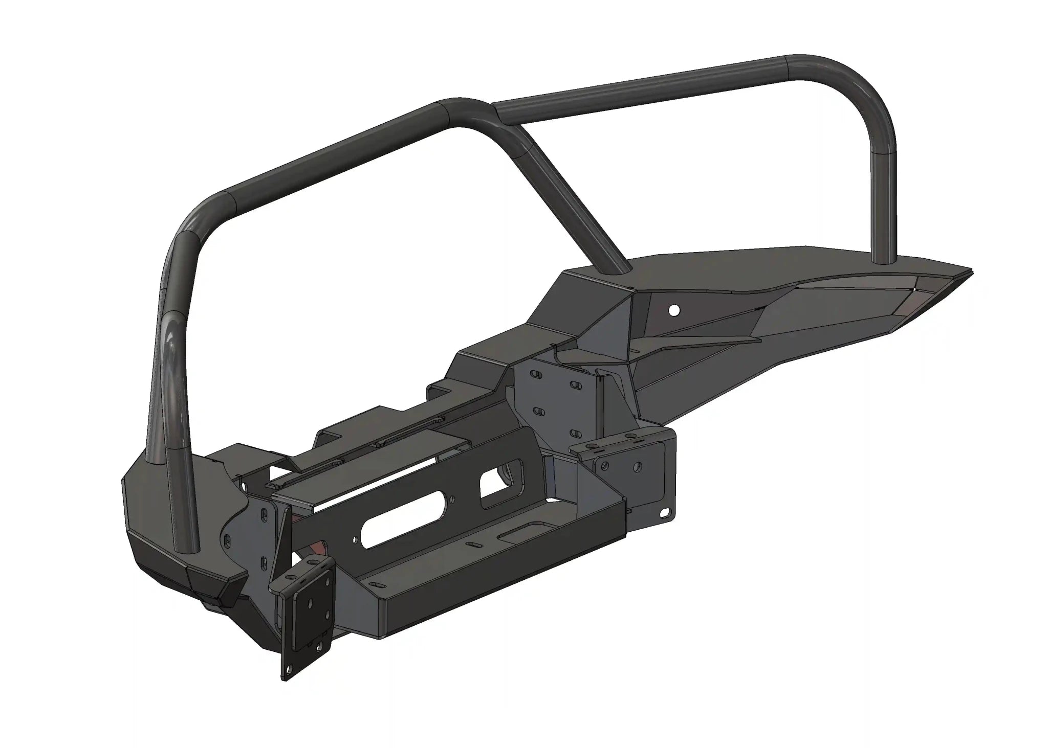 Hi - Lite Overland Toyota Tacoma Front Bumper 4th Gen (2024 - 2026) [Bull Bar] - Spirit of 1876Backwoods Adventure Mods