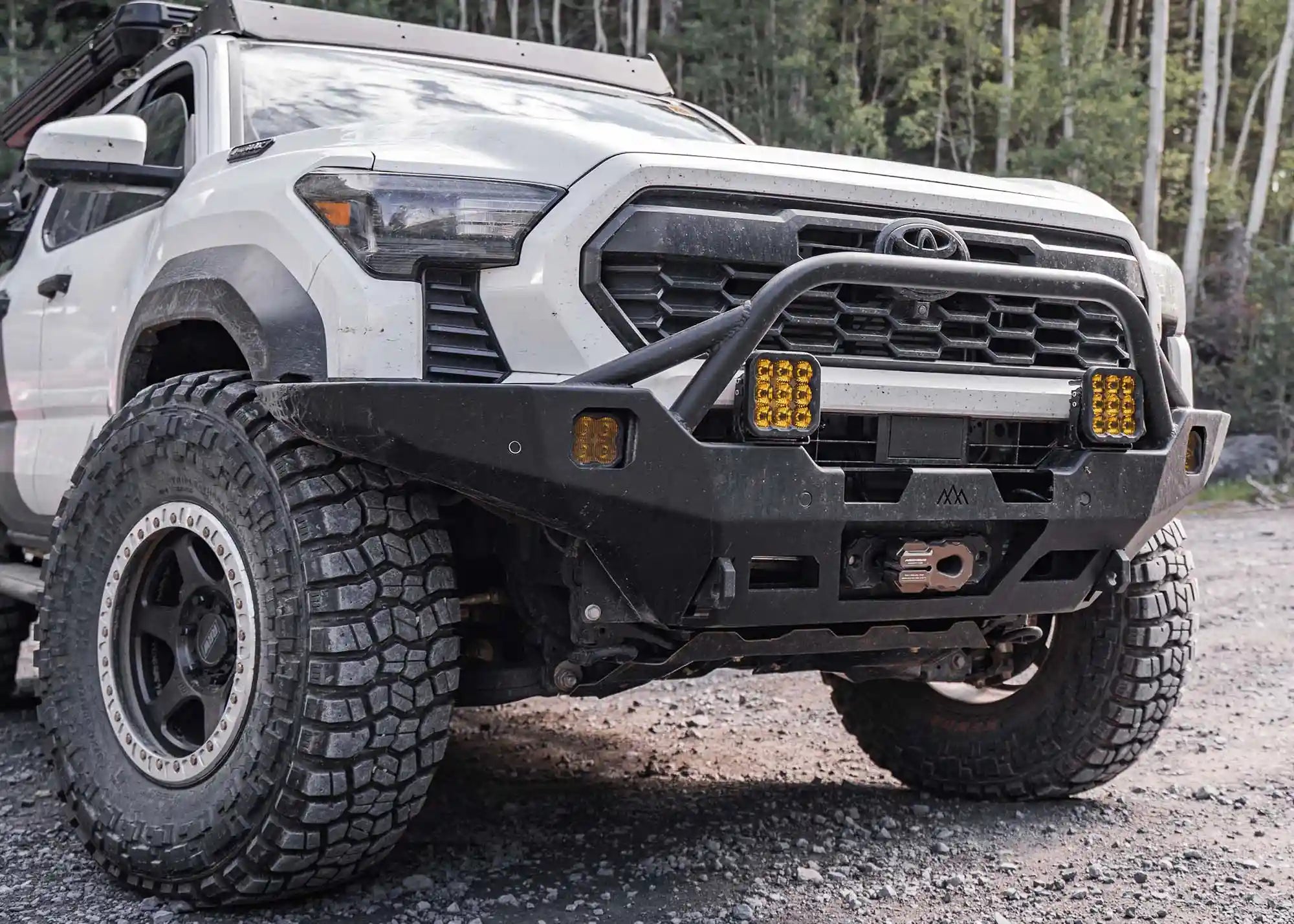 Hi - Lite Overland Toyota Tacoma Front Bumper 4th Gen (2024 - 2026) [Prerunner Bull Bar] - Spirit of 1876Backwoods Adventure Mods