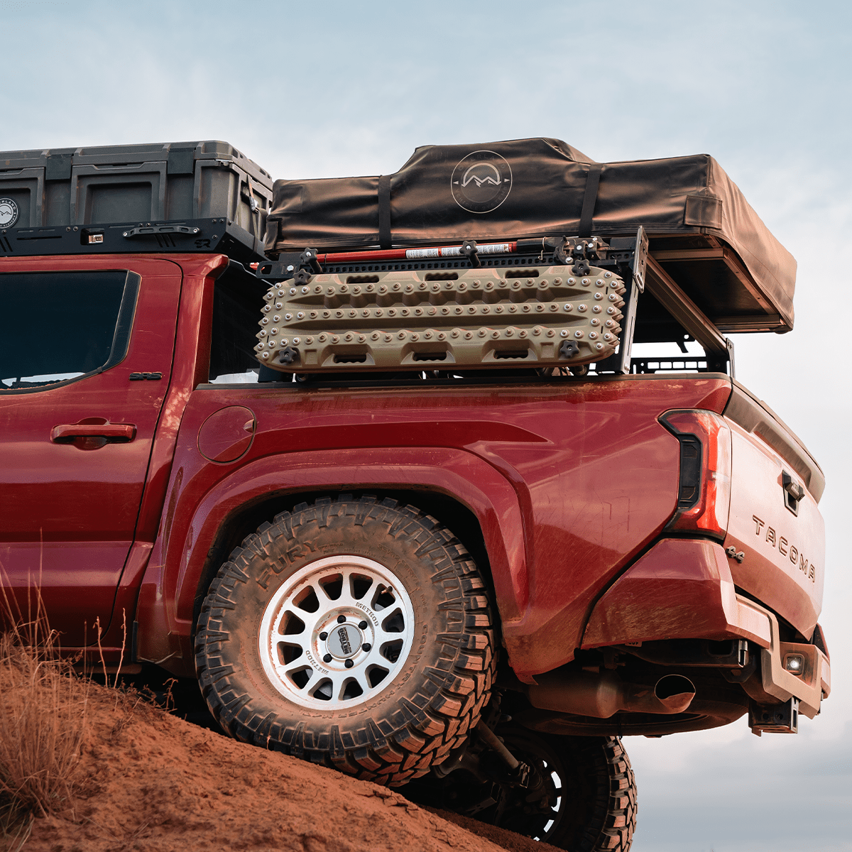 Overland Bed Rack For 2024+ Toyota Tacoma - Spirit of 1876 - Dealers of Cali Raised LED