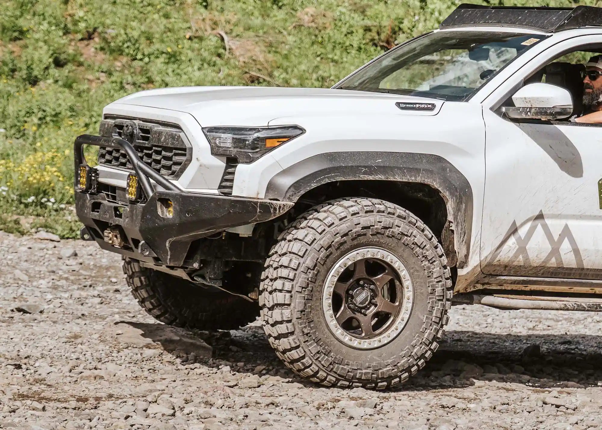 Hi - Lite Overland Toyota Tacoma Front Bumper 4th Gen (2024 - 2026) [Prerunner Bull Bar] - Spirit of 1876Backwoods Adventure Mods