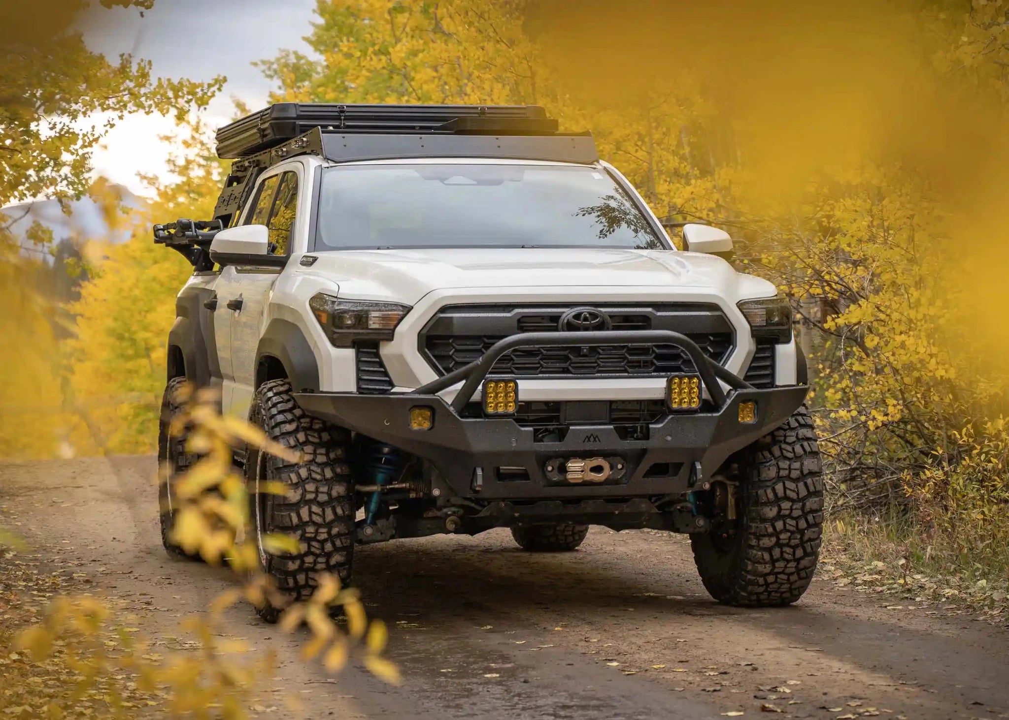 Hi - Lite Overland Toyota Tacoma Front Bumper 4th Gen (2024 - 2026) [Prerunner Bull Bar] - Spirit of 1876Backwoods Adventure Mods