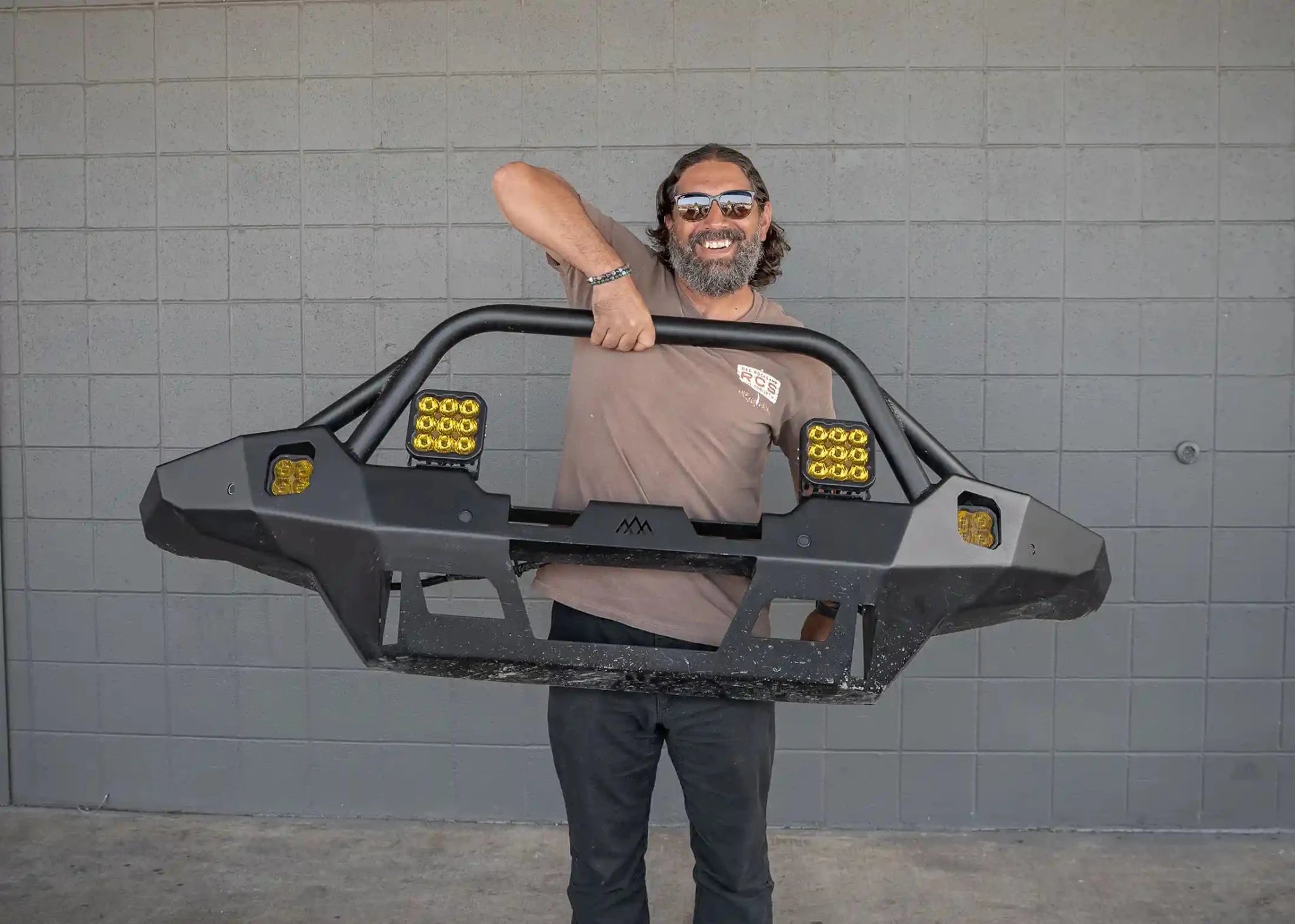 Hi - Lite Overland Toyota Tacoma Front Bumper 4th Gen (2024 - 2026) [Prerunner Bull Bar] - Spirit of 1876Backwoods Adventure Mods