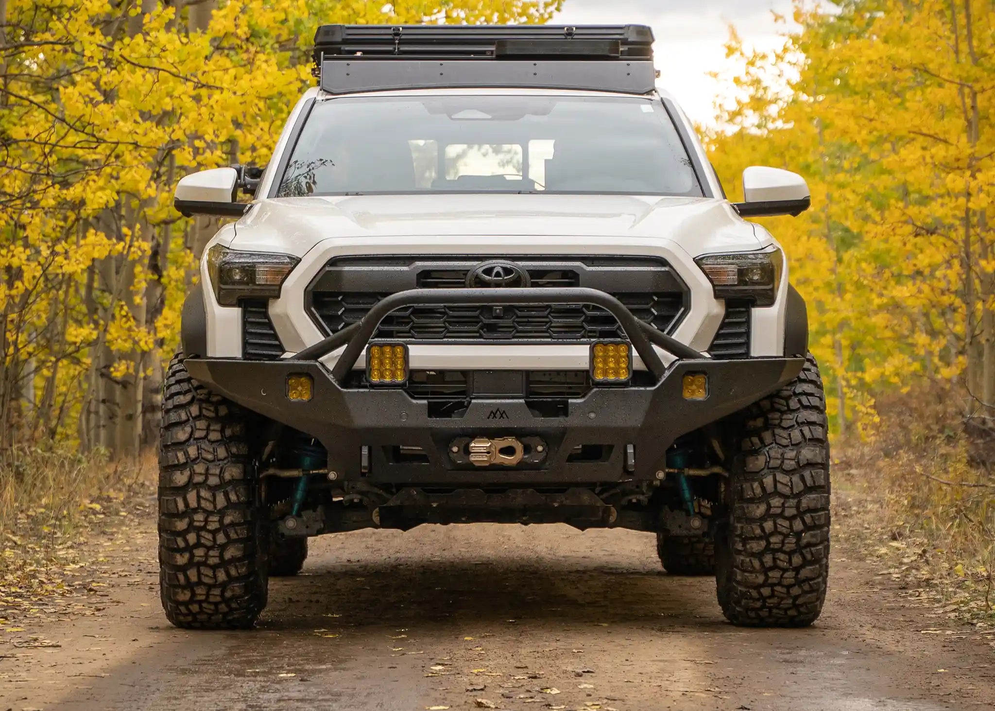 Hi - Lite Overland Toyota Tacoma Front Bumper 4th Gen (2024 - 2026) [Prerunner Bull Bar] - Spirit of 1876Backwoods Adventure Mods