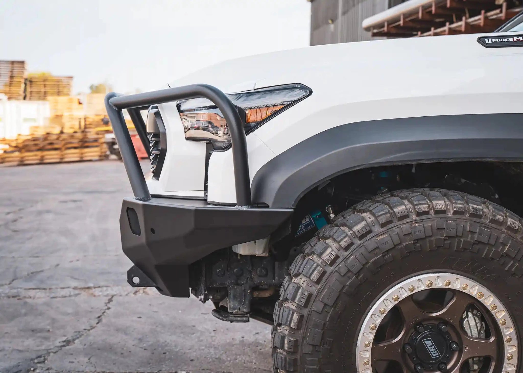 Hi - Lite Overland Toyota Tacoma Front Bumper 4th Gen (2024 - 2026) [Bull Bar] - Spirit of 1876Backwoods Adventure Mods