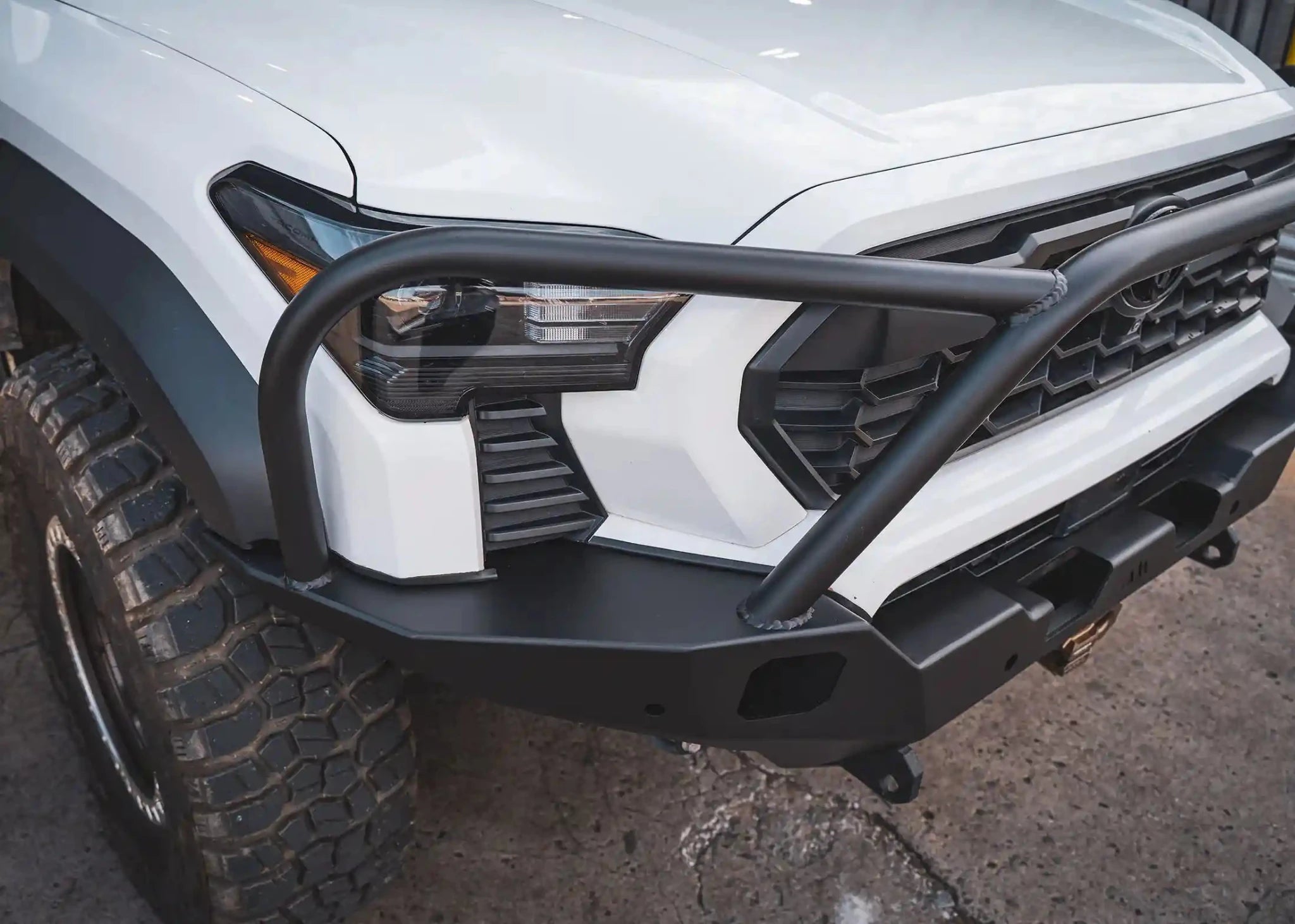 Hi - Lite Overland Toyota Tacoma Front Bumper 4th Gen (2024 - 2026) [Bull Bar] - Spirit of 1876Backwoods Adventure Mods