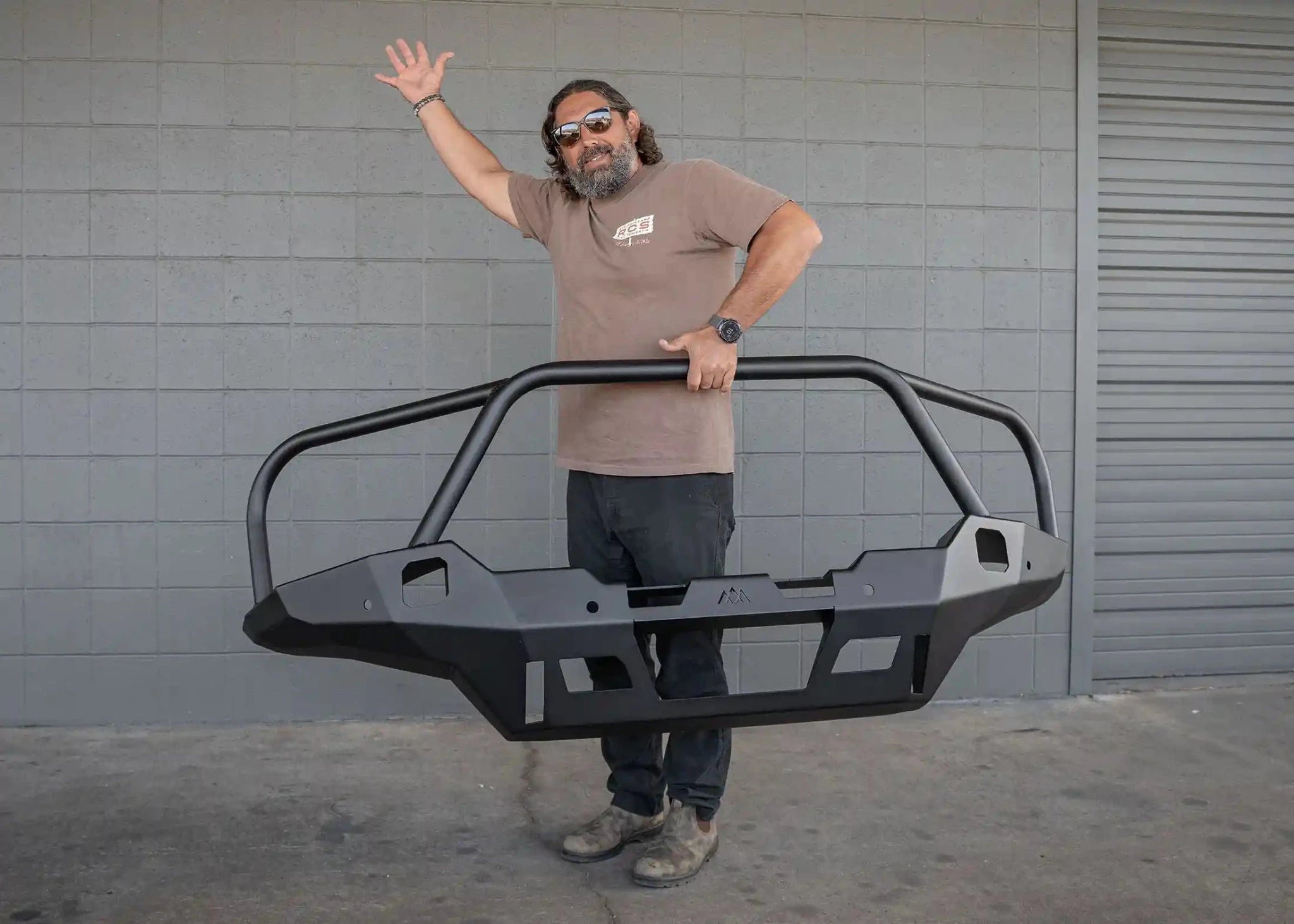 Hi - Lite Overland Toyota Tacoma Front Bumper 4th Gen (2024 - 2026) [Bull Bar] - Spirit of 1876Backwoods Adventure Mods