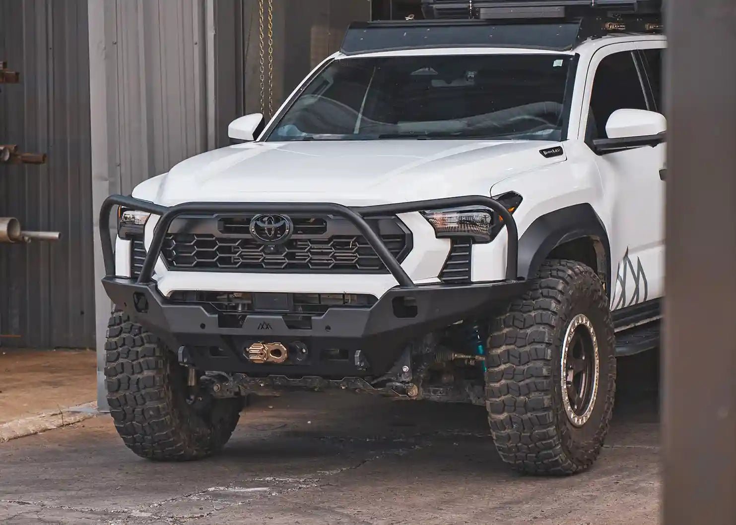 Hi - Lite Overland Toyota Tacoma Front Bumper 4th Gen (2024 - 2026) [Bull Bar] - Spirit of 1876Backwoods Adventure Mods