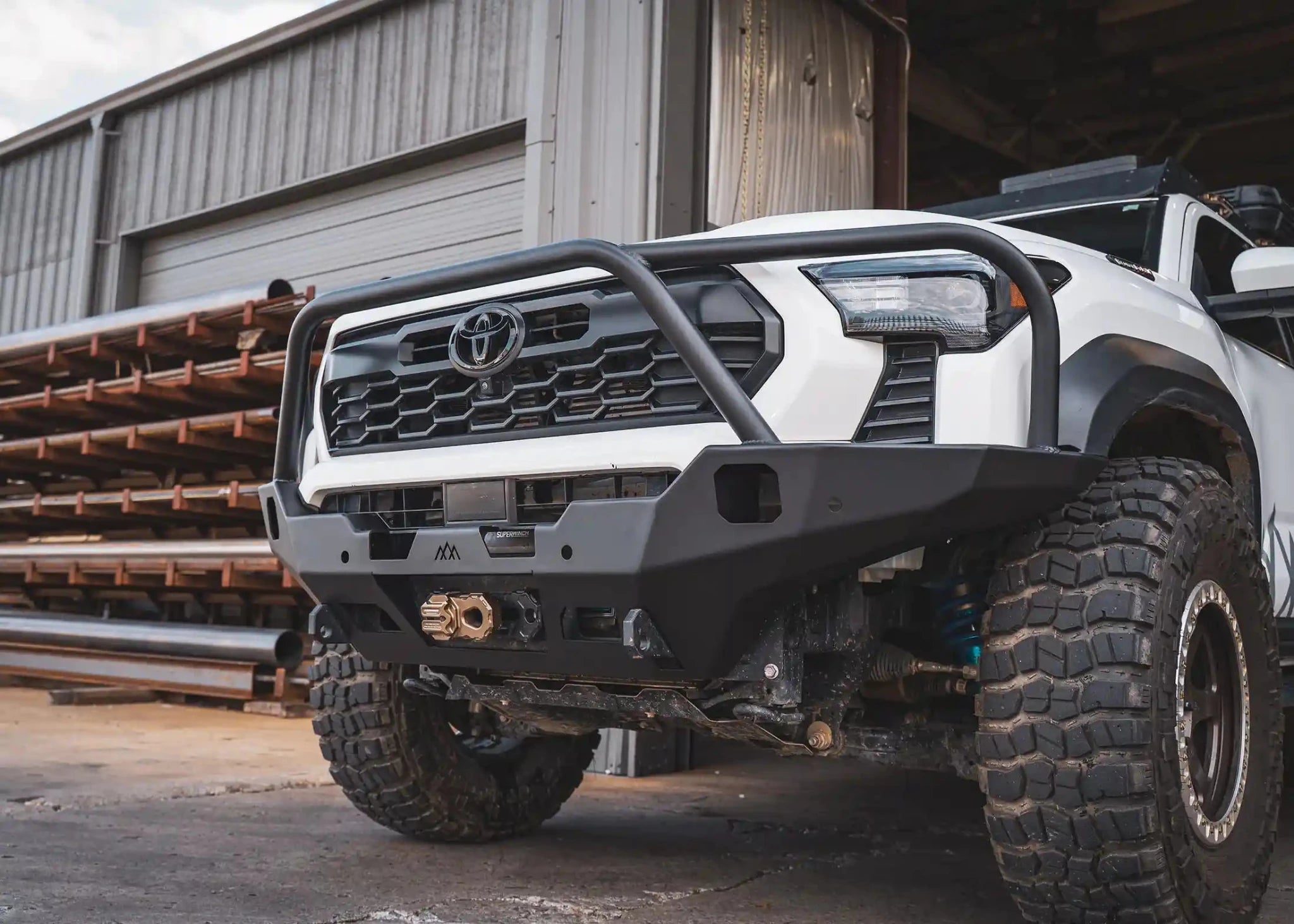 Hi - Lite Overland Toyota Tacoma Front Bumper 4th Gen (2024 - 2026) [Bull Bar] - Spirit of 1876Backwoods Adventure Mods